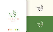 Trolley Logo for Natural or Health Store