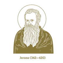 Jerome (342-420) was a Christian priest, confessor, theologian, and historian; he is commonly known as Saint Jerome.