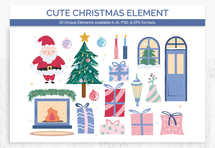 Cute Christmas Element Pack
