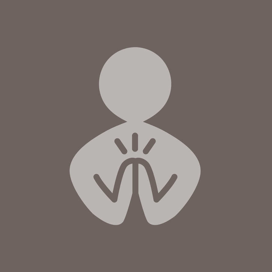 Prayer icon in solid neutral colors