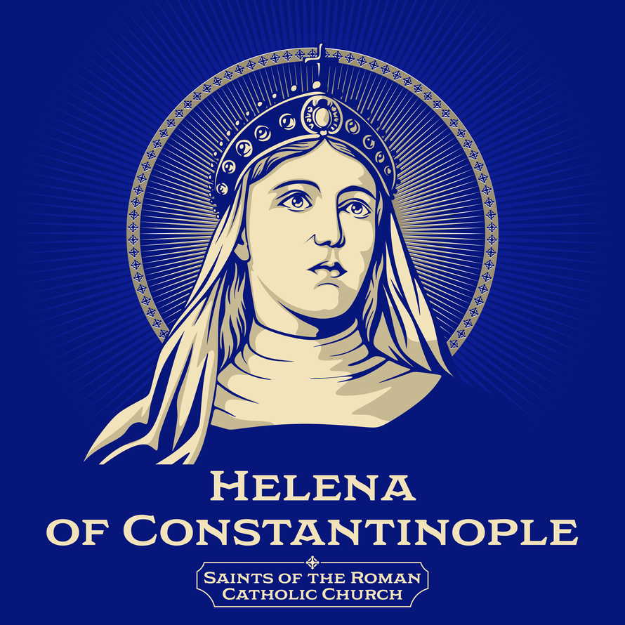 Catholic Saints. Helena of Constantinople (246-330) was an Augusta of the Roman Empire and mother of Emperor Constantine the Great.