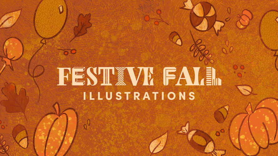 Festive Fall Illustrations
