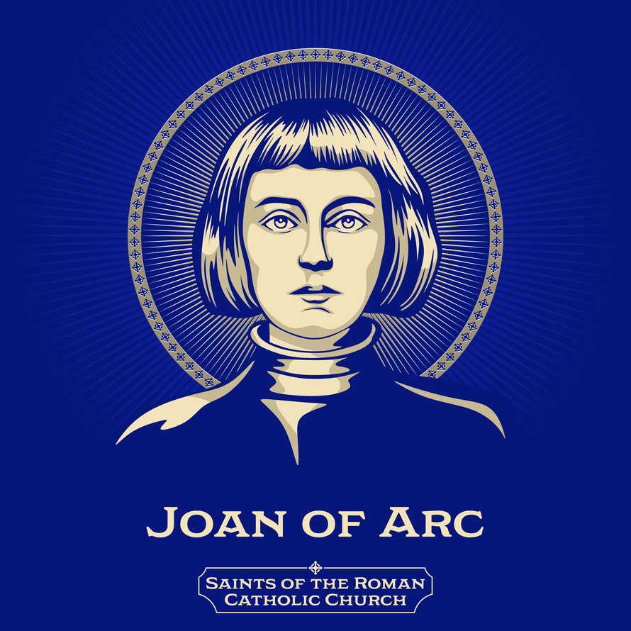 Catholic Saints. Joan of Arc (1412-1431) is a patron saint of France, honored as a defender of the French nation for her role in the siege of Orleans.