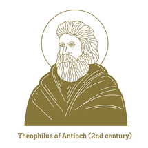 Theophilus (2nd century) was Patriarch of Antioch from 169 until 182. His writings indicate that he was born a pagan, not far from the Tigris and Euphrates, and was led to embrace Christianity by studying the Holy Scriptures, especially the prophetical books.