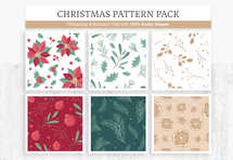 Christmas Foliage Pattern Pack