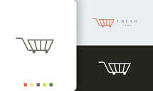Shop or Trolley Logo Template 