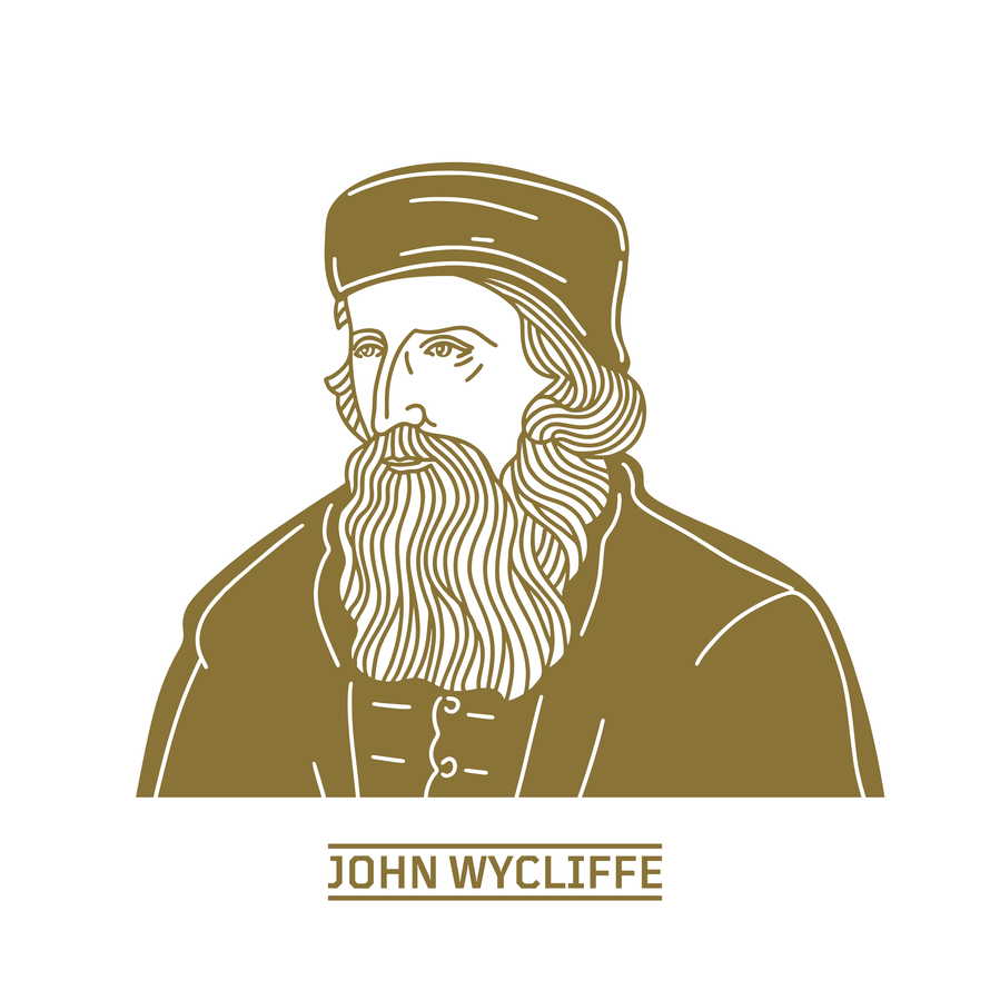 John Wycliffe (1320-1384) was an English scholastic philosopher, theologian, Biblical translator, reformer, English priest, and a seminary professor at the University of Oxford. Christian figure.