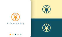 Expedition Adventure Logo Compass Style