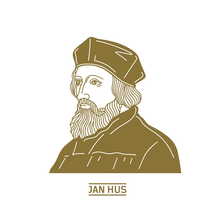 Jan Hus (1369-1415) was a Czech theologian, Catholic priest, philosopher, master, dean, and rector of the Charles University in Prague who became a church reformer, an inspirer of Hussitism, a key predecessor to Protestantism