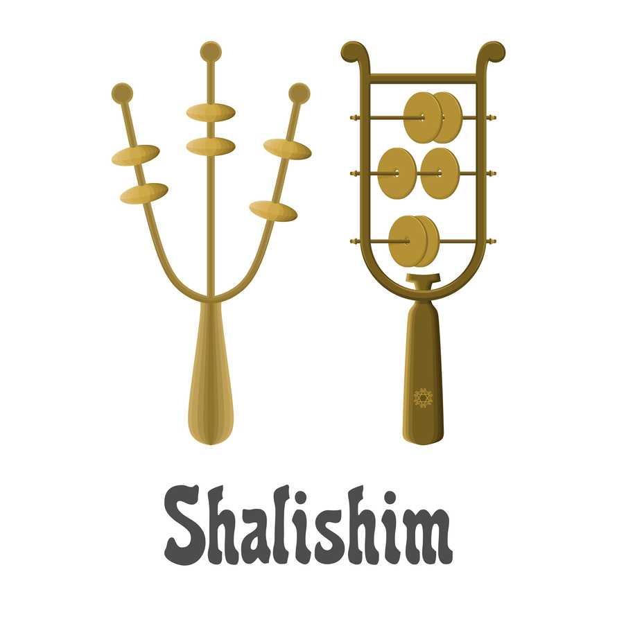 Musical Instruments in the Bible Series. SHALISHIM is an ancient Jewish percussion instrument that Samuel mentions.