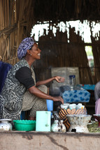 Ethopian woman cooking Zeway Food For The Hungry Ethiopia