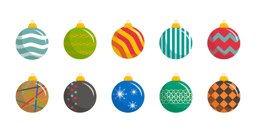 10 Christmas Bauble Ornament Design