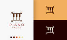 Simple and Modern Piano Composer Logo