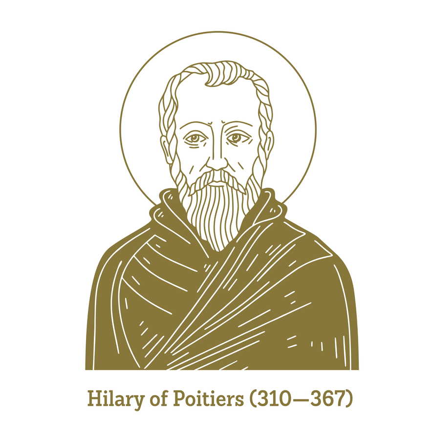 Hilary of Poitiers (310-367) was Bishop of Poitiers and a Doctor of the Church. He was sometimes referred to as the "Hammer of the Arians" and the "Athanasius of the West"