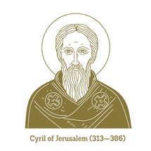 Cyril of Jerusalem (313-386) was a theologian of the early Church.