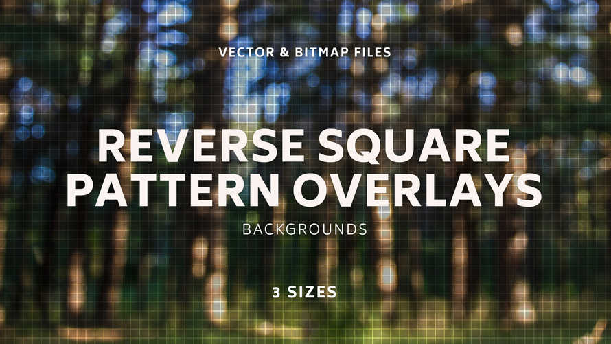 Reverse Square Pattern Overlays (3 sizes)