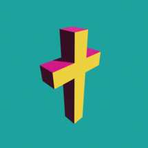 3D Colorful Cross