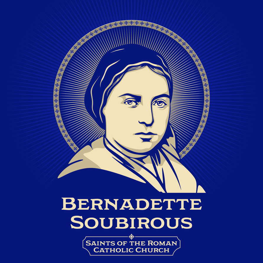 Catholic Saints. Bernadette Soubirous (1844-1879) was the firstborn daughter of a miller from Lourdes, in the department of Hautes-Pyrenees in France.