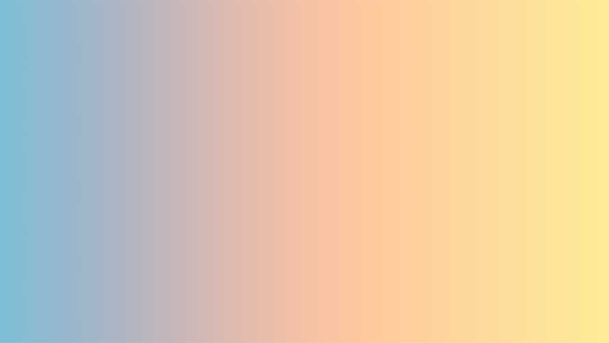 Light Blue, Orange and Yellow Pastel Color Gradient Defocused Blurred Motion Abstract Background Vector Illustration