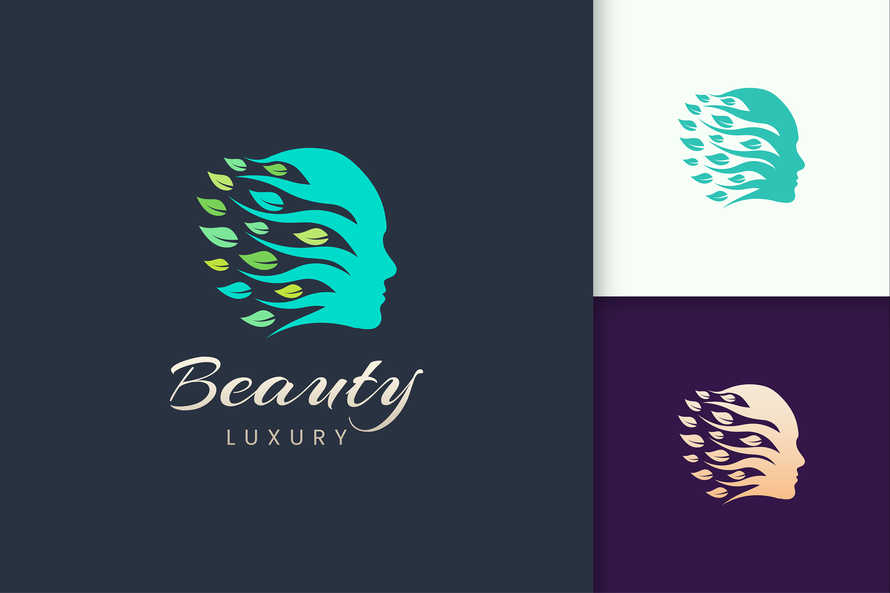Cosmetic and Beauty Skin Care Logo