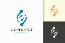 Connect Technology Logo Template
