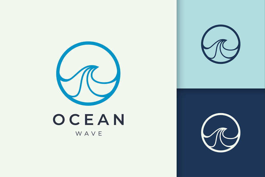 Water Front or Coast Logo Template