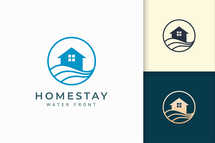 Beach Apartment Logo Template
