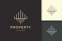 Property Logo in Luxury Shape