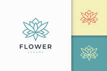 Beauty Care or Flower Logo Template