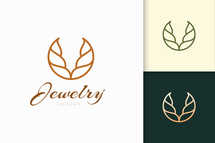 Jewelry Logo in Elegant and Luxury Shape