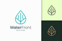 Waterfront Resort or Property Logo