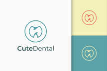 Dental Logo in Simple and Modern