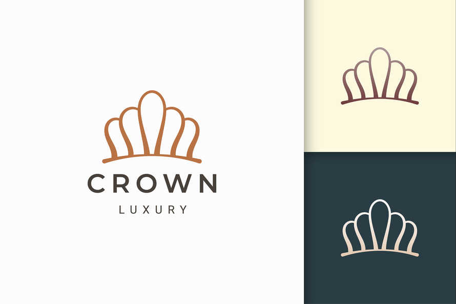Crown or Jewelry Logo in Luxury