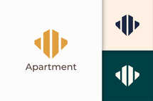 Apartment or Building Logo
