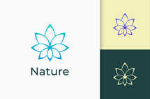 Floral or Spa Logo in Luxury and Elegant