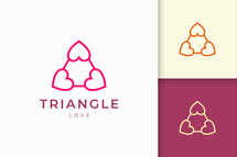 Romance On Relationship Logo Template
