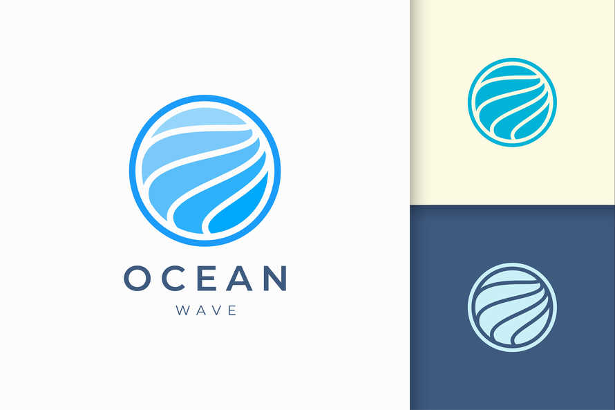 Pool or Water Logo Template