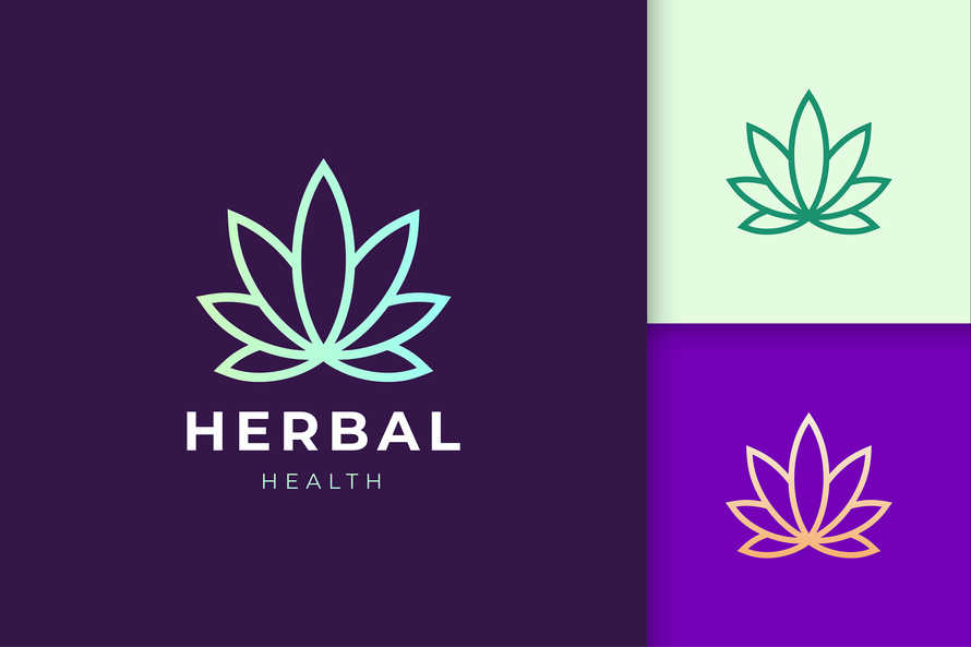 Cannabis Farm or Marijuana Leaf Logo