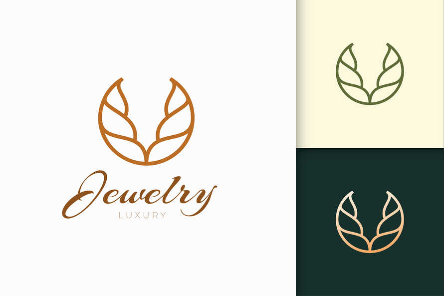 Jewelry Logo in Elegant and Luxury Shape
