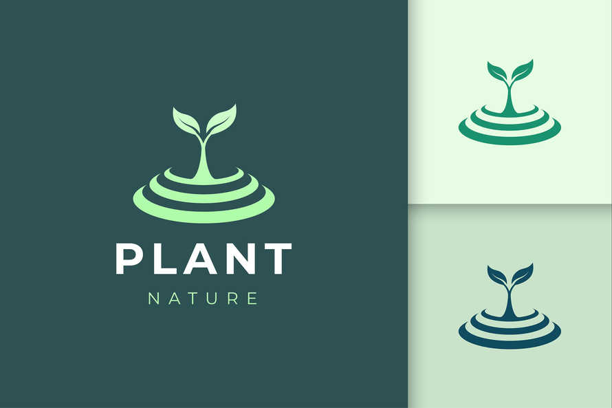 Natural Organic Logo Template