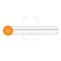 orange circle button 