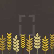 wheat stalks illustration.