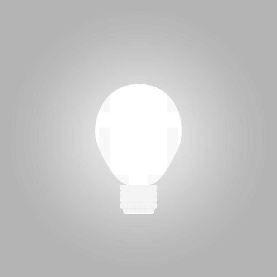 glowing lightbulb icon