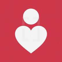heart person symbol