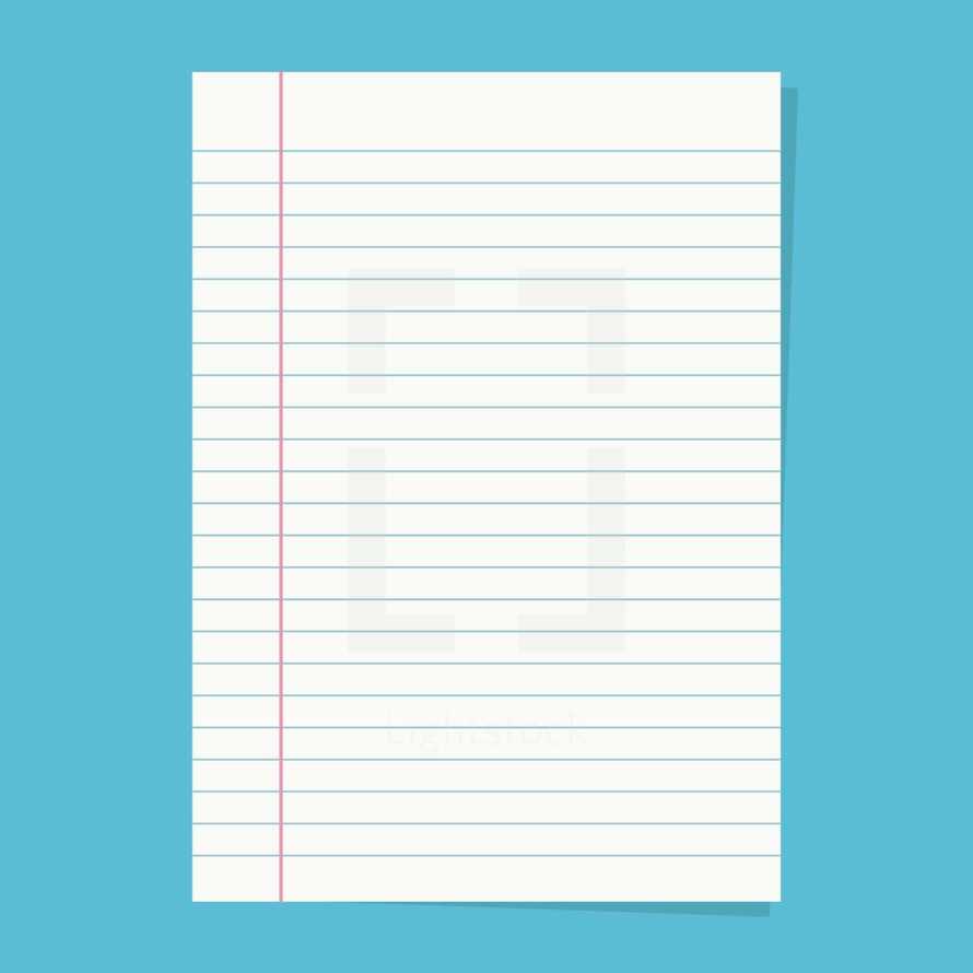 notebook paper 