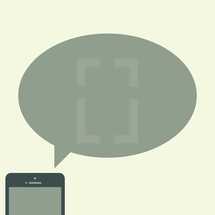 phone talk bubble 