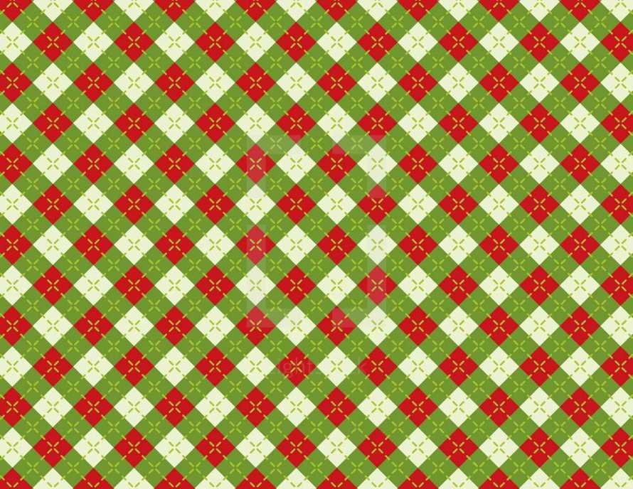 Christmas argyle pattern 