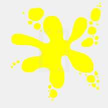 yellow splatter 