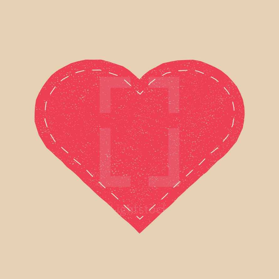 stitched heart illustration.