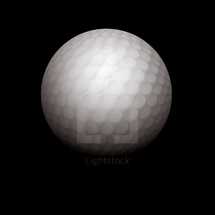 golfball illustration 